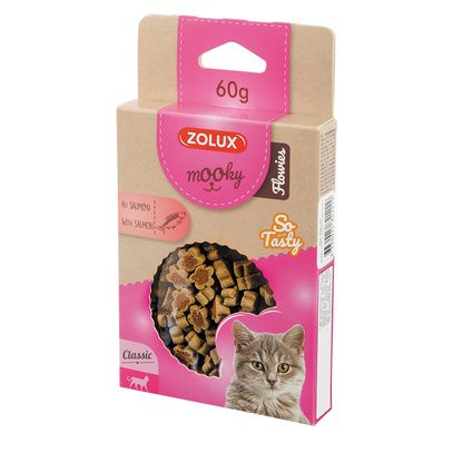 Flowies au saumon pour Chat